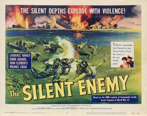 Постер: (Невидимый враг. Боевые пловцы, 1958 - вся информация о фильме на FilmNavi.ru
