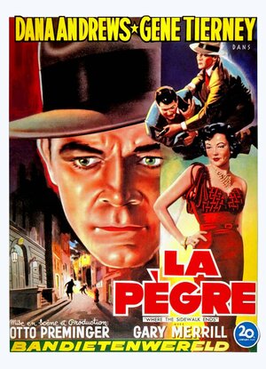 Постер: (Там, где кончается тротуар, 1950 - вся информация о фильме на FilmNavi.ru