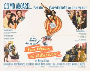 Постер: (Пять недель на воздушном шаре, 1962 - вся информация о фильме на FilmNavi.ru