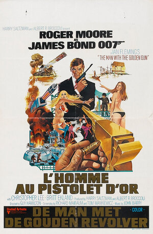 Постер: (Человек с золотым пистолетом, 1974 - вся информация о фильме на FilmNavi.ru
