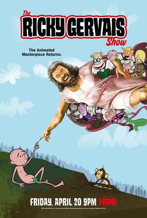 Постер: (Шоу Рики Джервэйса, 2010 - вся информация о мультсериале на FilmNavi.ru