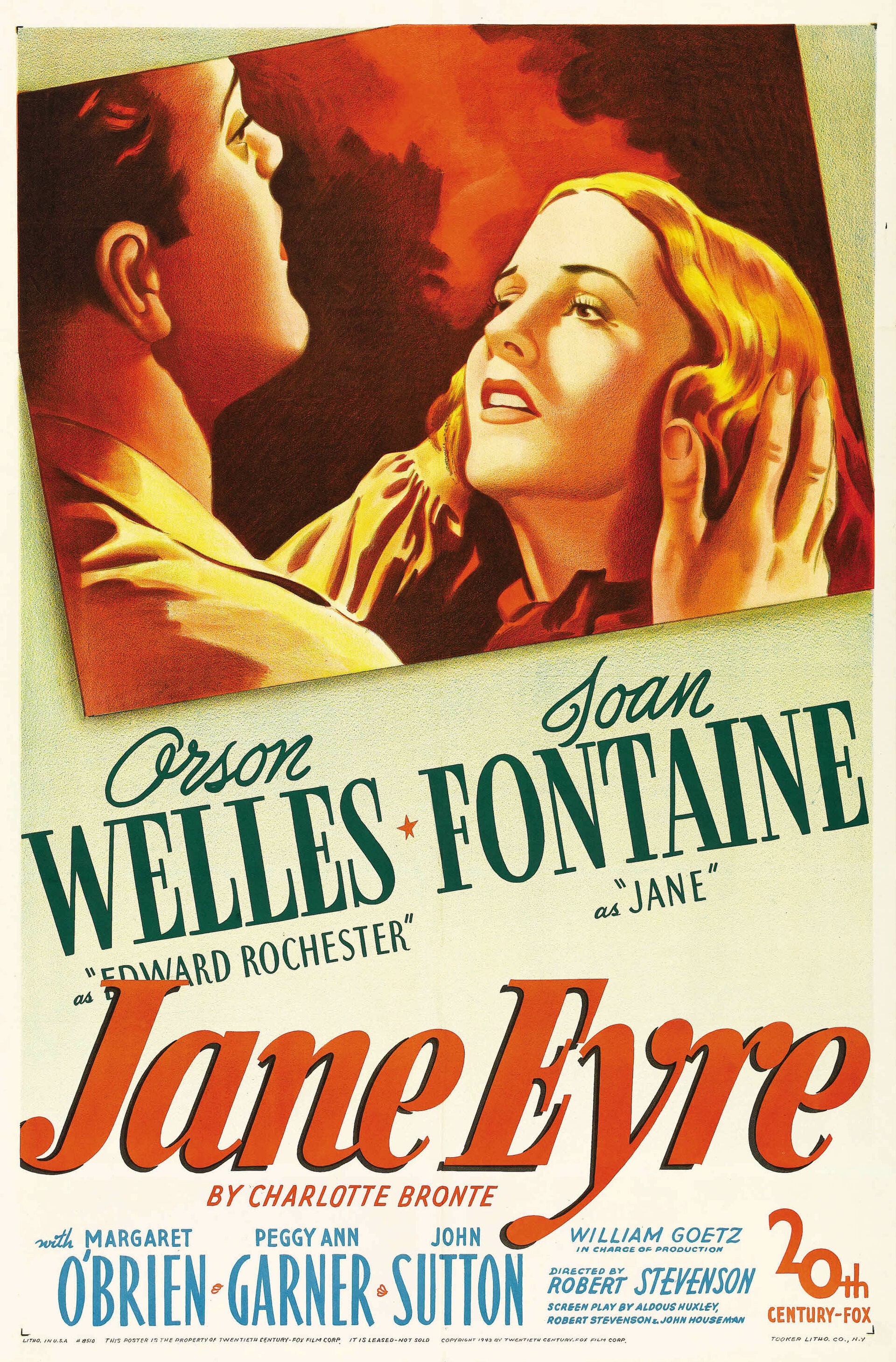 Постеры: Джейн Эйр / Постер фильма «Джейн Эйр» (1943) #1926374