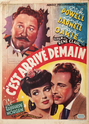 Постер: (Это случилось завтра, 1944 - вся информация о фильме на FilmNavi.ru