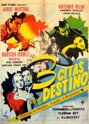 Постер: (Три встречи с судьбой, 1954 - вся информация о фильме на FilmNavi.ru