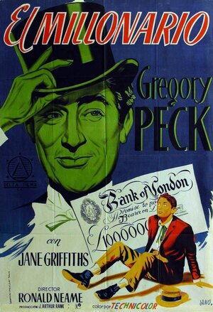 Постер: (Банковский билет в миллион фунтов стерлингов, 1953 - вся информация о фильме на FilmNavi.ru