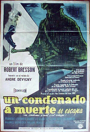 Постер: (Приговоренный к смерти бежал, или Дух веет, где хочет, 1956 - вся информация о фильме на FilmNavi.ru