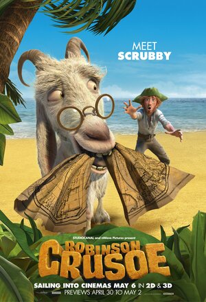 Постер: (Робинзон Крузо: Очень обитаемый остров, 2016 - вся информация о мультфильме на FilmNavi.ru