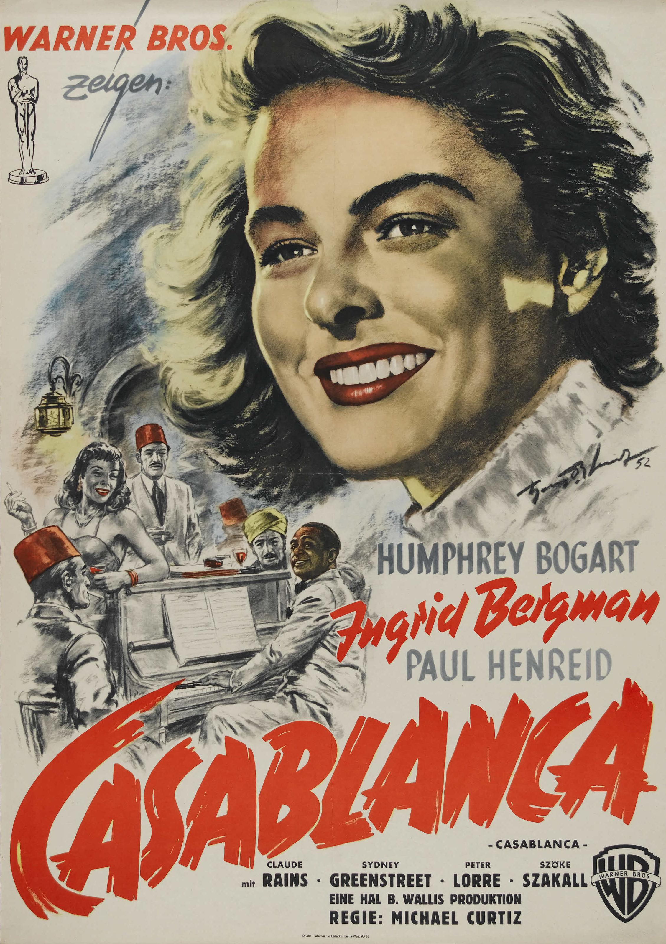 Постеры: Касабланка / Постер фильма «Касабланка» (1942) #1430023