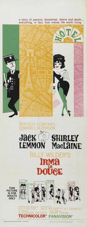 Постер: (Нежная Ирма, 1963 - вся информация о фильме на FilmNavi.ru