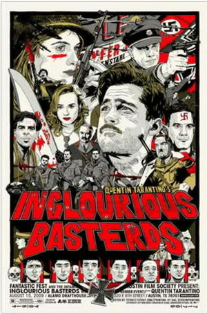 Постер: (Бесславные ублюдки, 2009 - вся информация о фильме на FilmNavi.ru