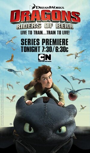 Постер: (Драконы и всадники Олуха, 2012 - вся информация о мультсериале на FilmNavi.ru