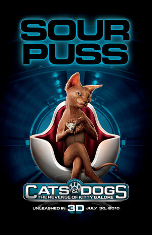 Постер: (Кошки против собак: Месть Китти Галор, 2010 - вся информация о мультфильме на FilmNavi.ru