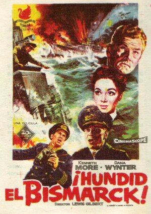 Постер: (Потопить «Бисмарк», 1960 - вся информация о фильме на FilmNavi.ru