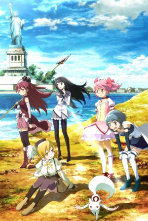 Постер: (Девочка-волшебница Мадока. Волшебный фильм 1: История начала, 2012 - вся информация о мультфильме на FilmNavi.ru