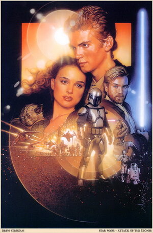 Постер: (Звёздные войны: Эпизод 2 – Атака клонов, 2002 - вся информация о фильме на FilmNavi.ru