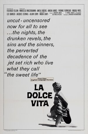 Постер: (Сладкая жизнь, 1960 - вся информация о фильме на FilmNavi.ru