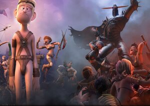 Постер: (Ронал-варвар, 2011 - вся информация о мультфильме на FilmNavi.ru