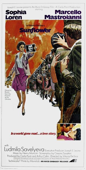 Постер: (Подсолнухи, 1970 - вся информация о фильме на FilmNavi.ru