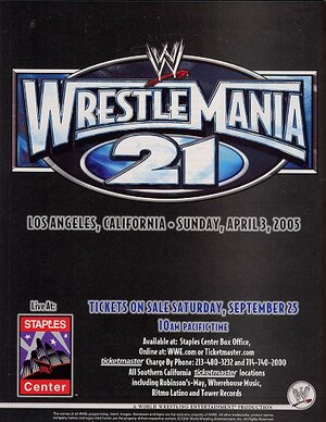 Постер: (WWE РестлМания 21, 2005 - вся информация о фильме на FilmNavi.ru