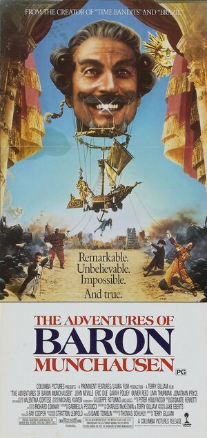 Постер: (Приключения барона Мюнхгаузена, 1988 - вся информация о фильме на FilmNavi.ru