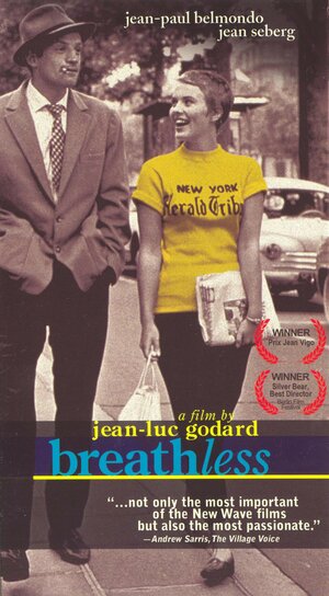 Постер: (На последнем дыхании, 1960 - вся информация о фильме на FilmNavi.ru