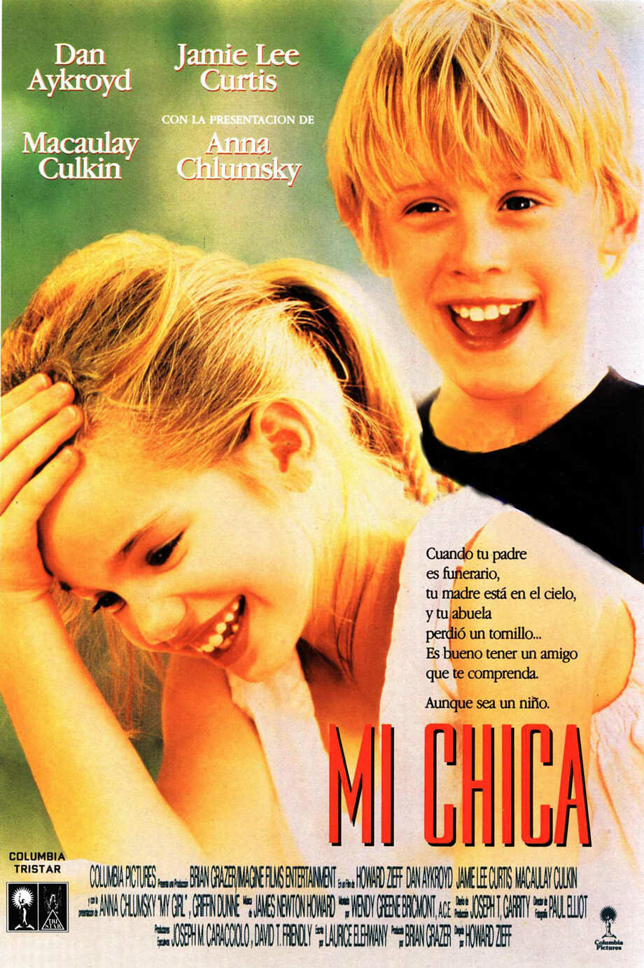 Постеры: Моя девочка / Постер фильма «Моя девочка» (1991) #904844