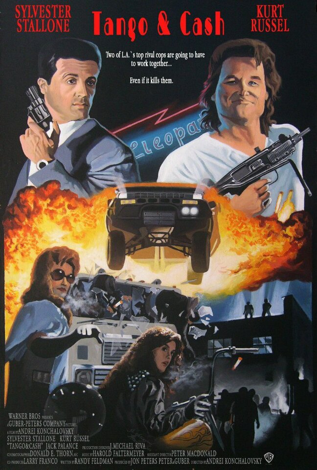 Постеры Танго и Кэш / Фанарт фильма «Танго и Кэш» (1989