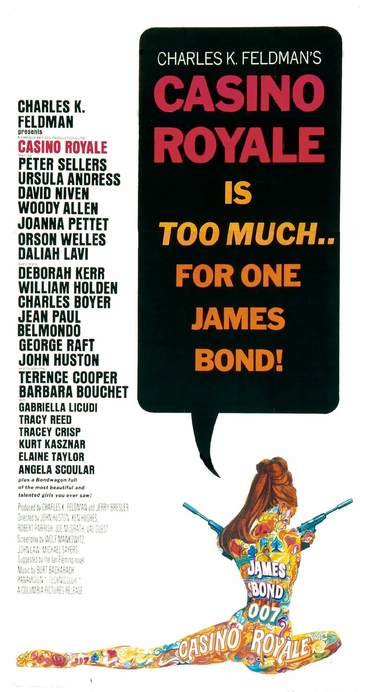 Постеры: Казино Рояль / Постер фильма «Казино Рояль» (1967) #811289