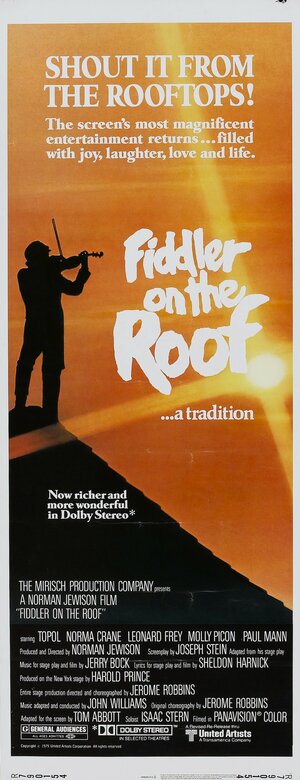 Постер: (Скрипач на крыше, 1971 - вся информация о фильме на FilmNavi.ru