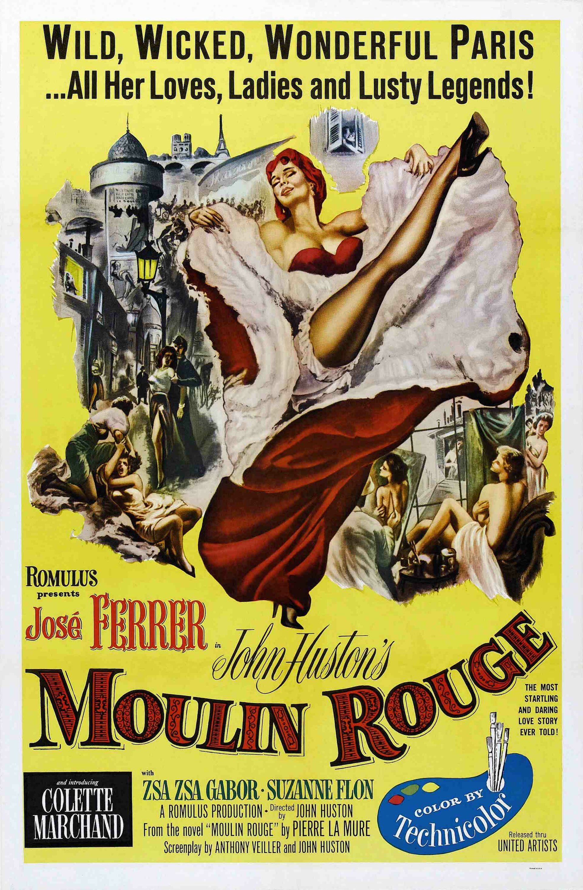 Постеры: Мулен Руж / Постер фильма «Мулен Руж» (1952) #717479