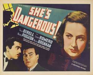 Постер: (Она опасна, 1937 - вся информация о фильме на FilmNavi.ru