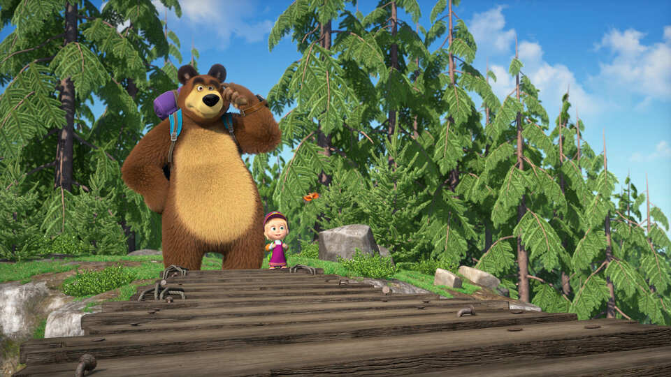 Фото Маша и Медведь / Кадр из мультсериала «Маша и