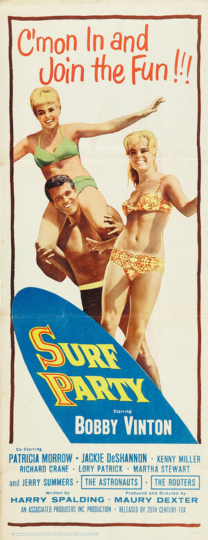 Постер: (Сёрф-вечеринка, 1964 - вся информация о фильме на FilmNavi.ru