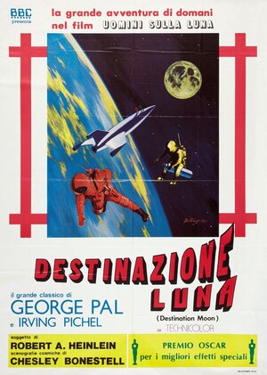 Постер: (Место назначения – Луна, 1950 - вся информация о фильме на FilmNavi.ru