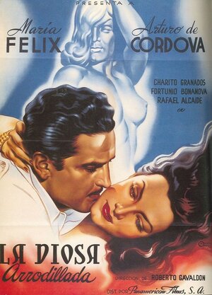 Постер: (Богиня на коленях, 1947 - вся информация о фильме на FilmNavi.ru