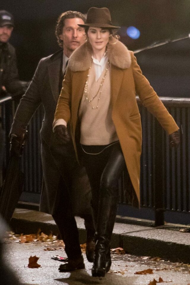 Фото: Джентльмены / Кадр со съёмок фильма «Джентльмены» (2019) #3304445