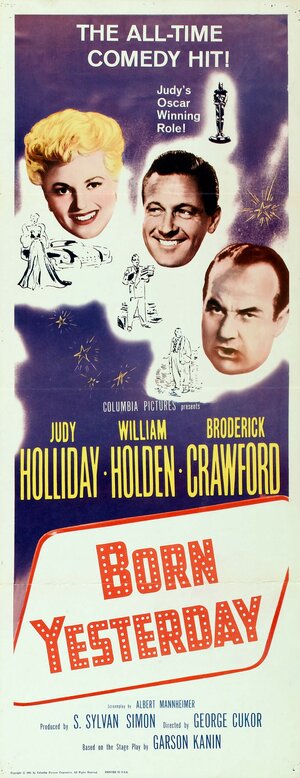 Постер: (Рожденная вчера, 1950 - вся информация о фильме на FilmNavi.ru