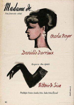 Постер: (Мадам де…, 1953 - вся информация о фильме на FilmNavi.ru