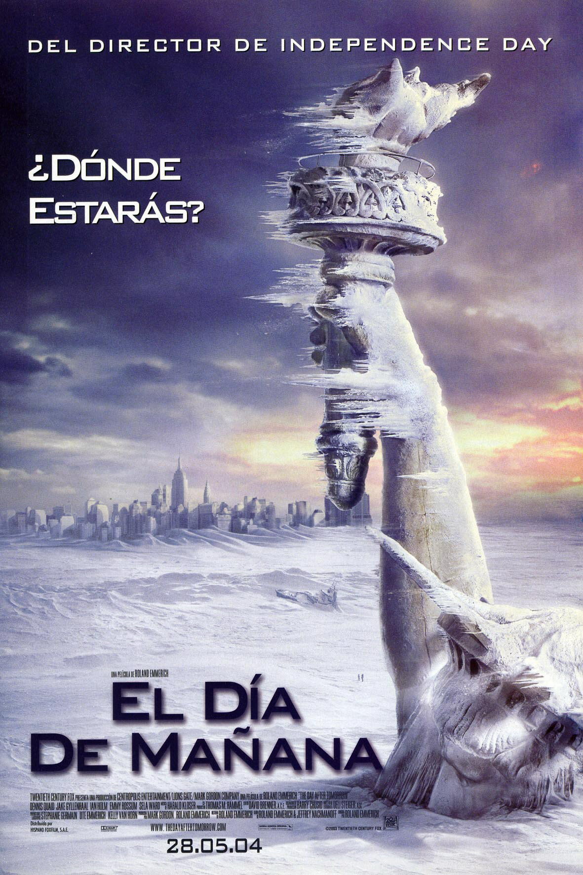 Постеры: Послезавтра / Постер фильма «Послезавтра» (2004) #860910