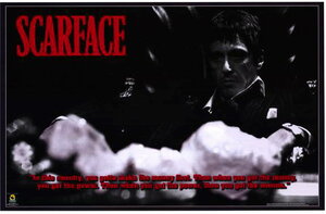 Постер: (Лицо со шрамом, 1983 - вся информация о фильме на FilmNavi.ru