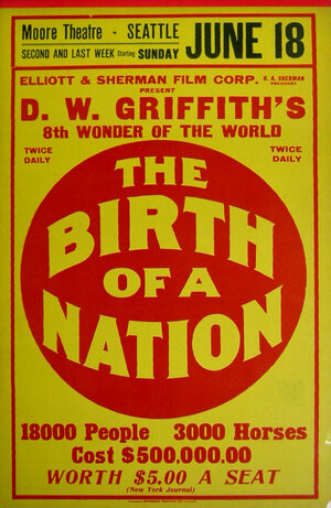 Постер: (Рождение нации, 1915 - вся информация о фильме на FilmNavi.ru