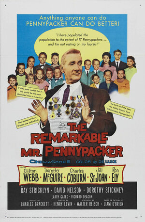Постер: (The Remarkable Mr. Pennypacker, 1959 - вся информация о фильме на FilmNavi.ru