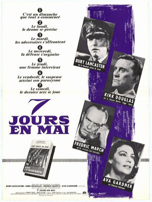 Постер: (Семь дней в мае, 1964 - вся информация о фильме на FilmNavi.ru