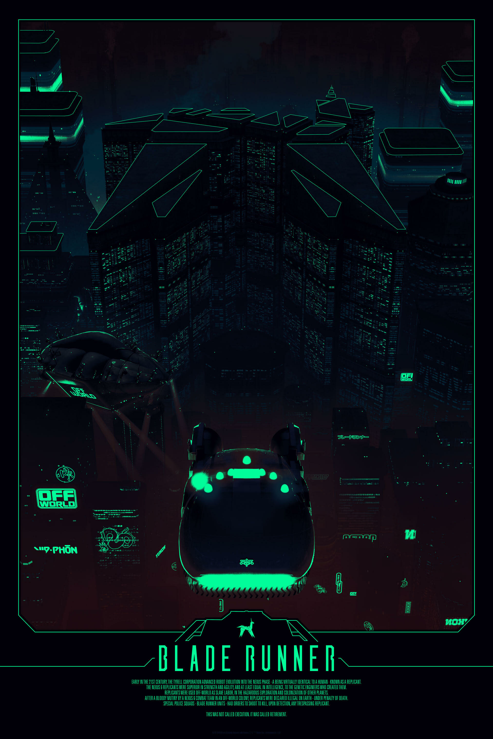 Постеры: Бегущий по лезвию / Фан-арт фильма «Бегущий по лезвию» (1982 ...