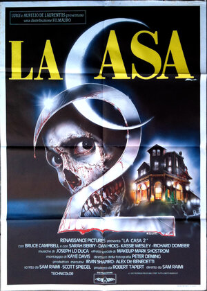 Постер: (Зловещие мертвецы 2, 1987 - вся информация о фильме на FilmNavi.ru