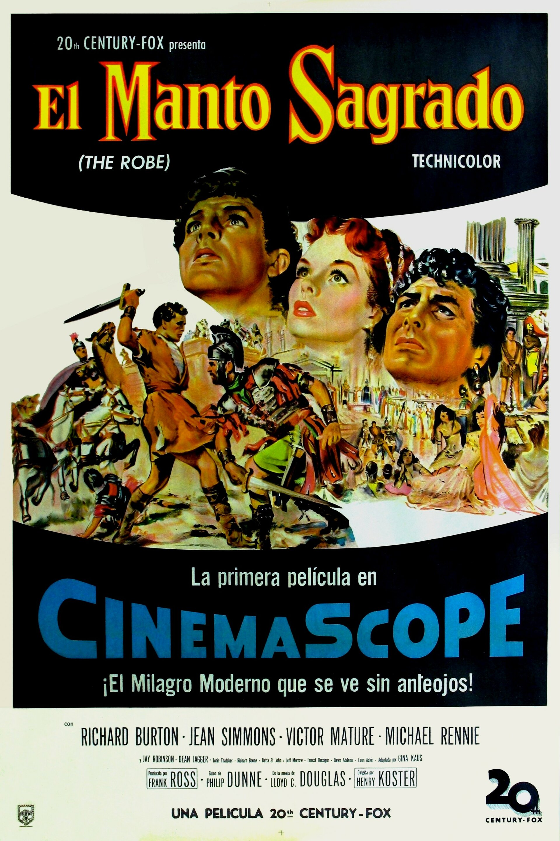 Постеры: Плащаница / Постер фильма «Плащаница» (1953) #1421598