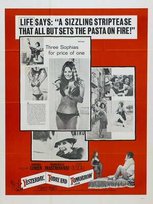 Постер: (Вчера, сегодня, завтра, 1963 - вся информация о фильме на FilmNavi.ru