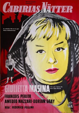 Постер: (Ночи Кабирии, 1957 - вся информация о фильме на FilmNavi.ru