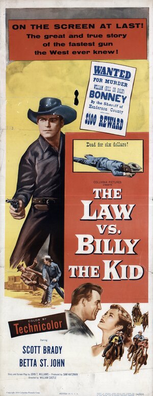 Постер: (The Law vs. Billy the Kid, 1954 - вся информация о фильме на FilmNavi.ru