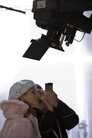Фото: Чёрная Молния / Кадр со съемок фильма «Чёрная Молния» (2009) #1074738